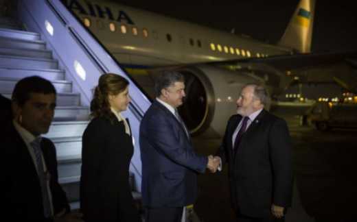 Порошенко чуть не попал в зону терактов в Израиле