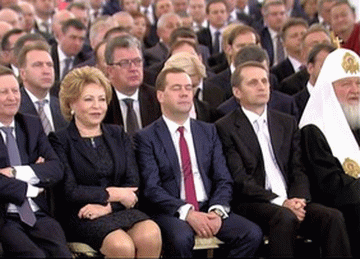 Мєдвєдєв знову заснув під час виступу  Путіна