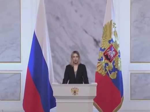 Ксенія Собчак спародіювала послання Путіна до Федеральних збораів
