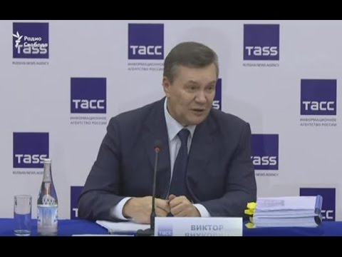 Не дарма на зоні носив «клікуху» «Хам»: Янукович на прес-конференції у Ростові нахамив українській журналістці (ВІДЕО)