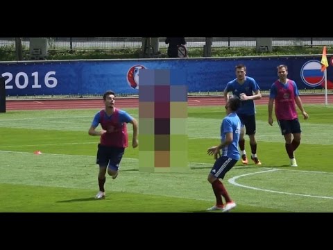 Видео с тренировки российской сборной случайно попало в сеть!