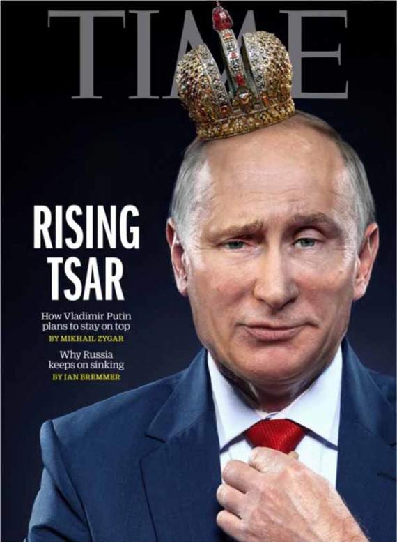 Time «коронував» Путіна, помістивши його фото на обкладинку