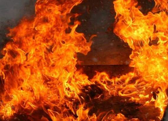 В Донецке произошел мощный пожар, один из районов весь в дыму