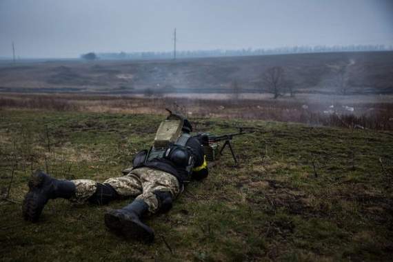 Боевики атаковали украинские позиции возле Широкино и Водяного